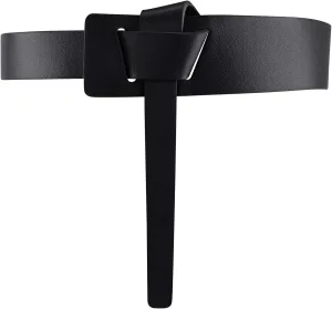 Ayliss Women Fashion Leather Belt for Jeans Jumpsuit Coat Dress Belt Faux Leather Waistband Tie Knot Waist Belt