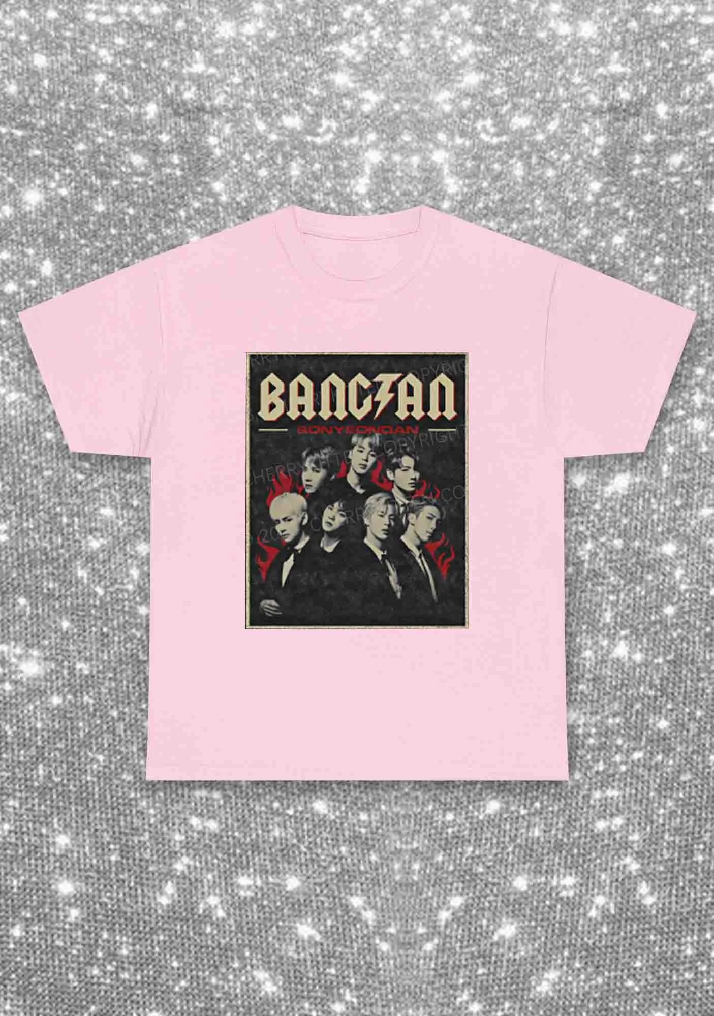 Bangtan Fire Kpop Y2K Chunky Shirt Cherrykitten