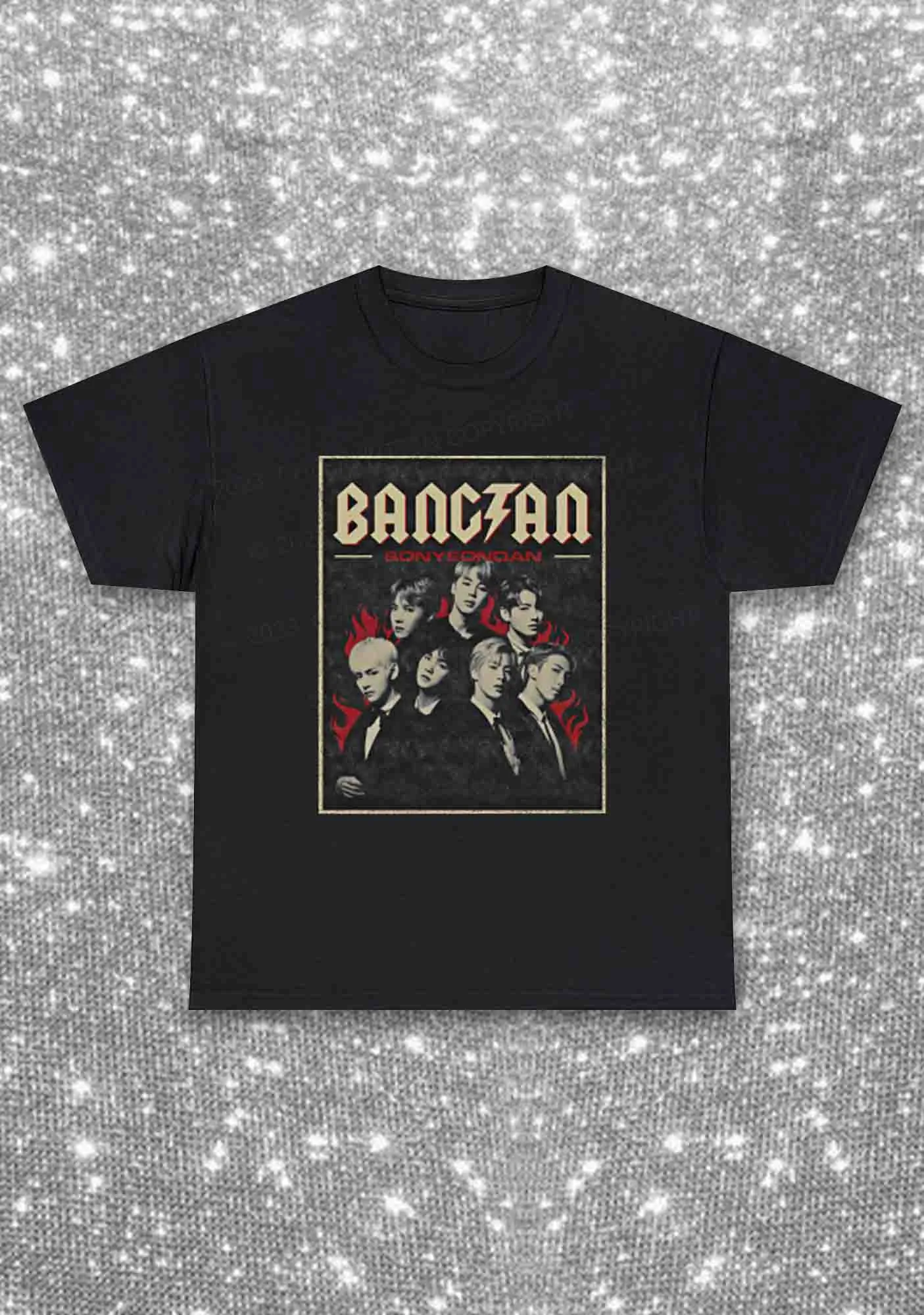 Bangtan Fire Kpop Y2K Chunky Shirt Cherrykitten