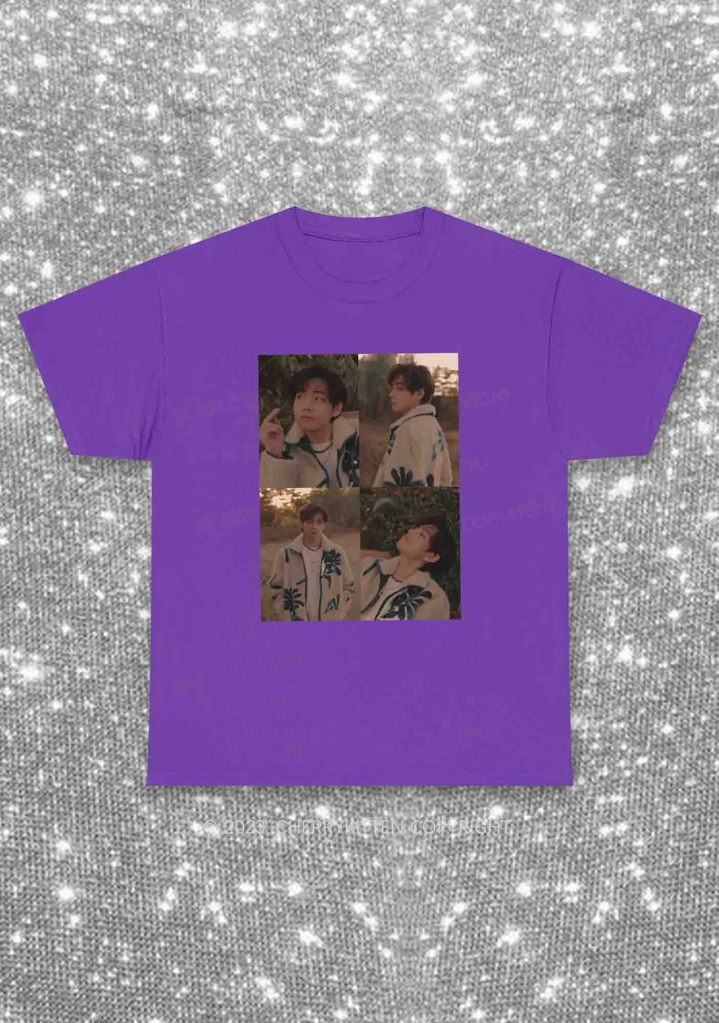 Bangtan Kim Taehyung Kpop Y2K Chunky Shirt Cherrykitten