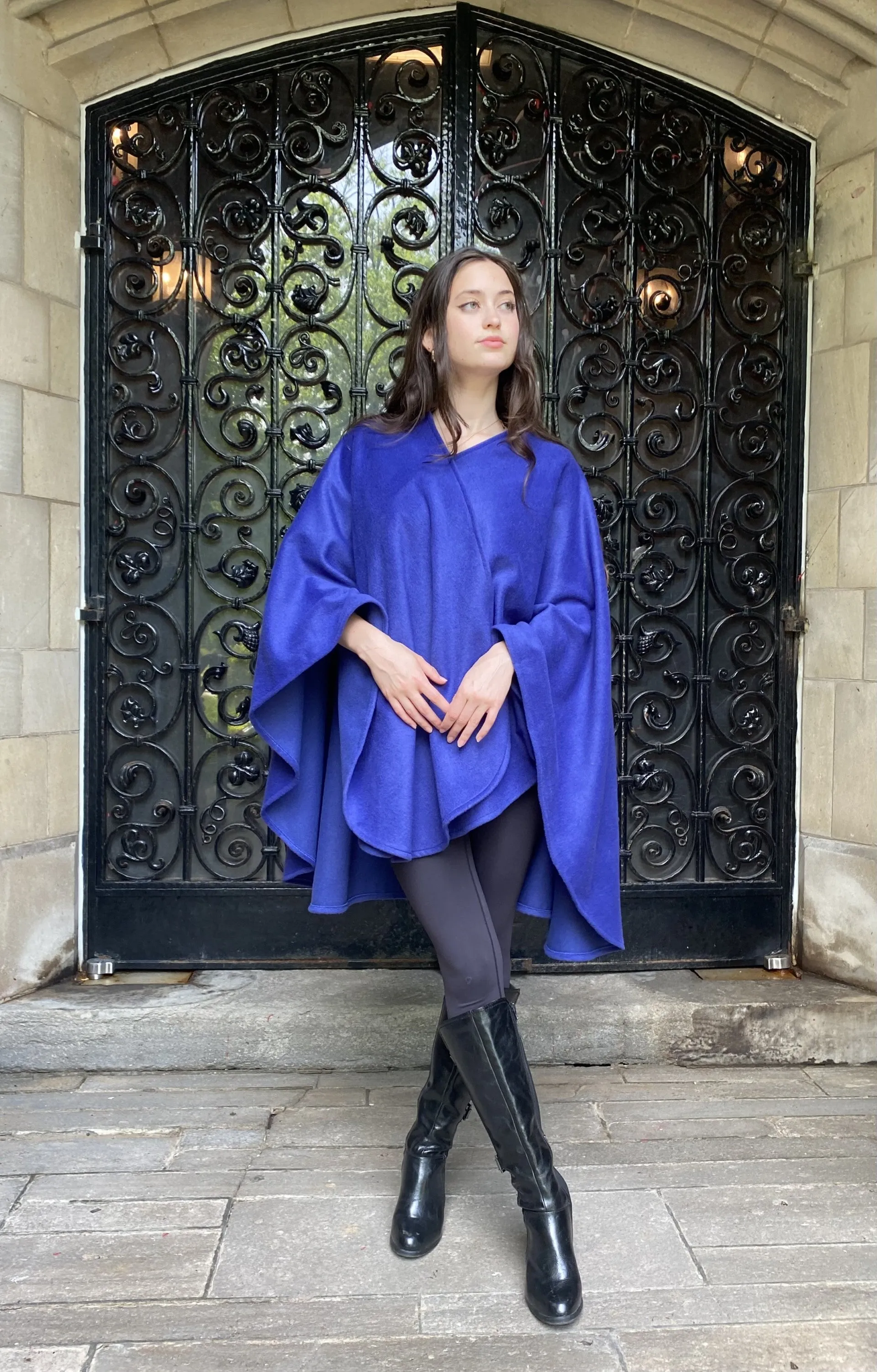 Clara- Easy Travel Wrap - 50% Cashmere