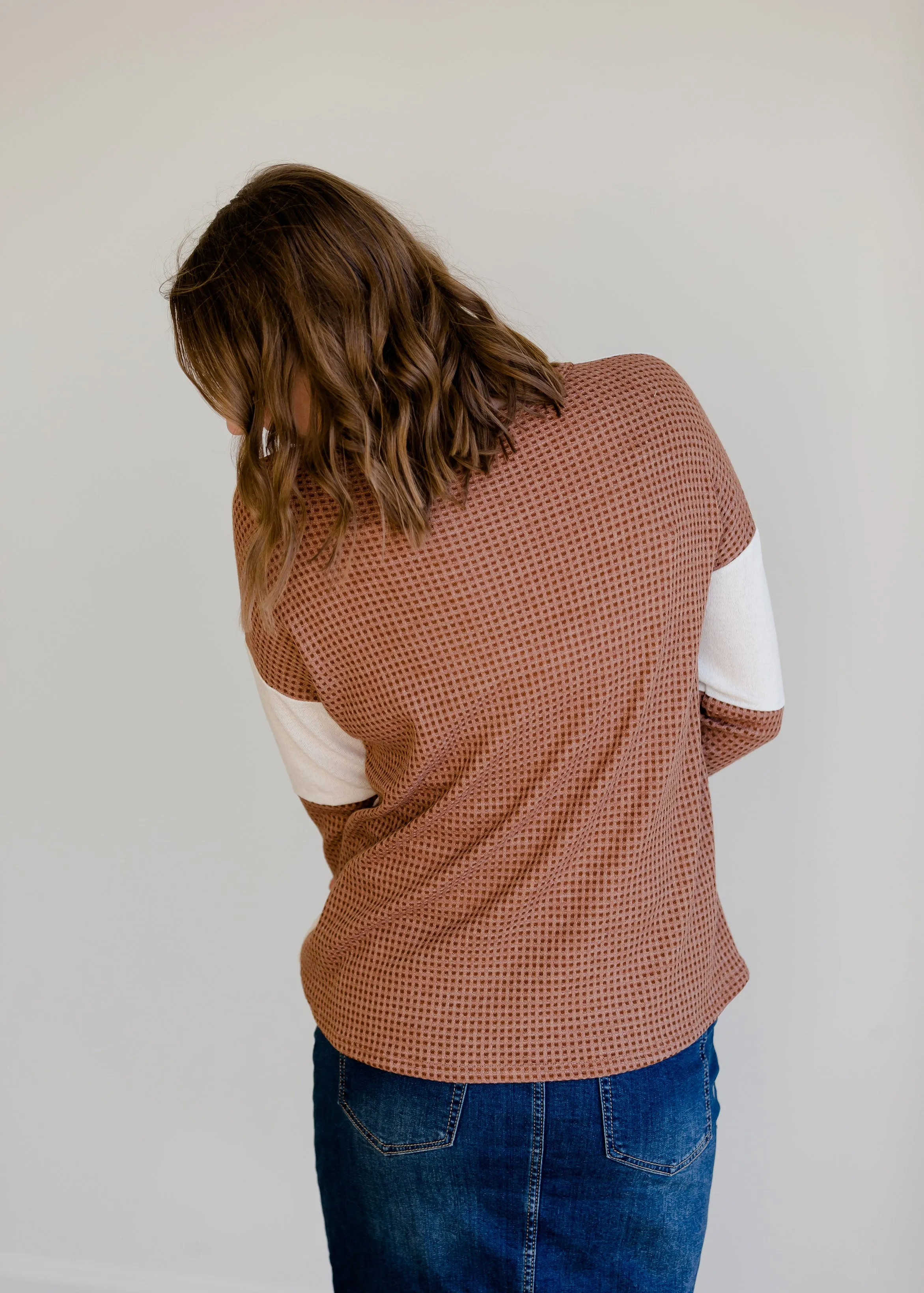 Colorblock Long Sleeve Thermal Top - FINAL SALE
