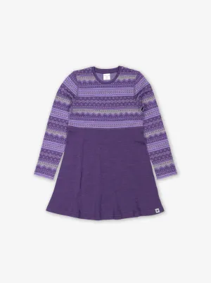 Fairisle Thermal Merino Kids Dress