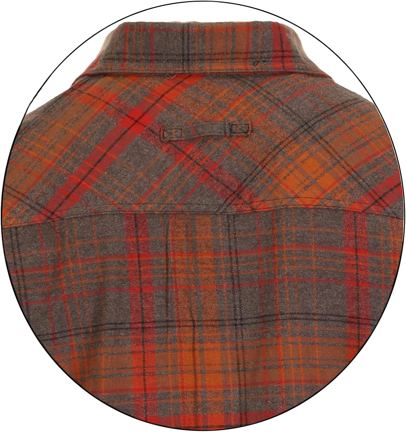 Gioberti Men's Brushed Flannel 100% Cotton Plaid Checkered Shirt with Corduroy Contrast