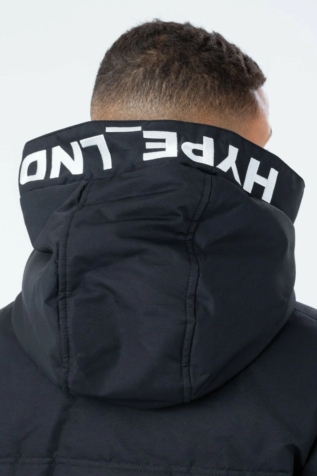 Hype Black Hood Kids Puffer Jacket