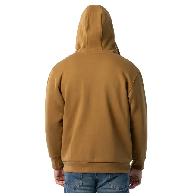 Men's Heavy Weight Work Fleece Thermal Lined Water Repellant Hoodie