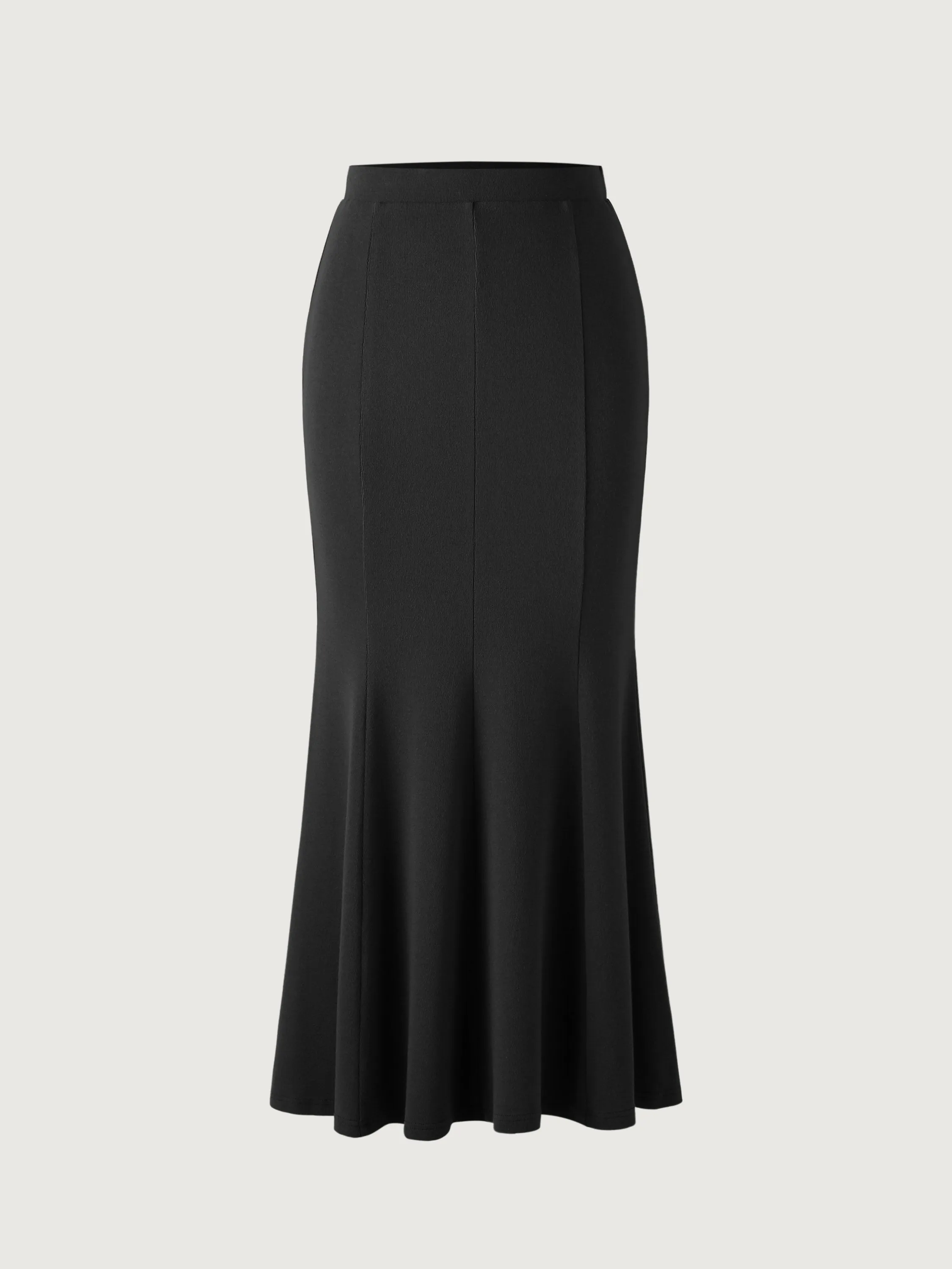 Panel Flare Maxi Skirt