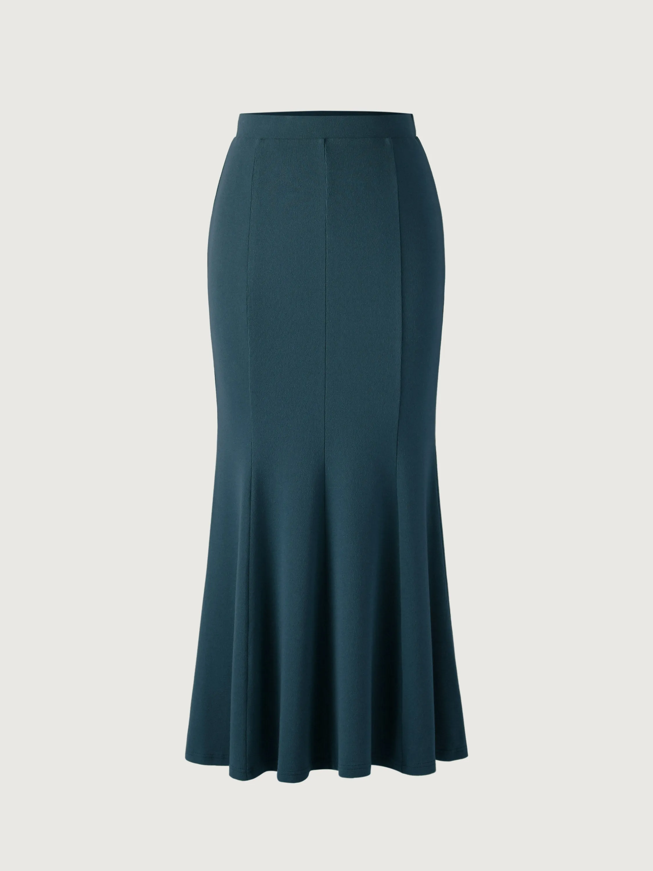 Panel Flare Maxi Skirt