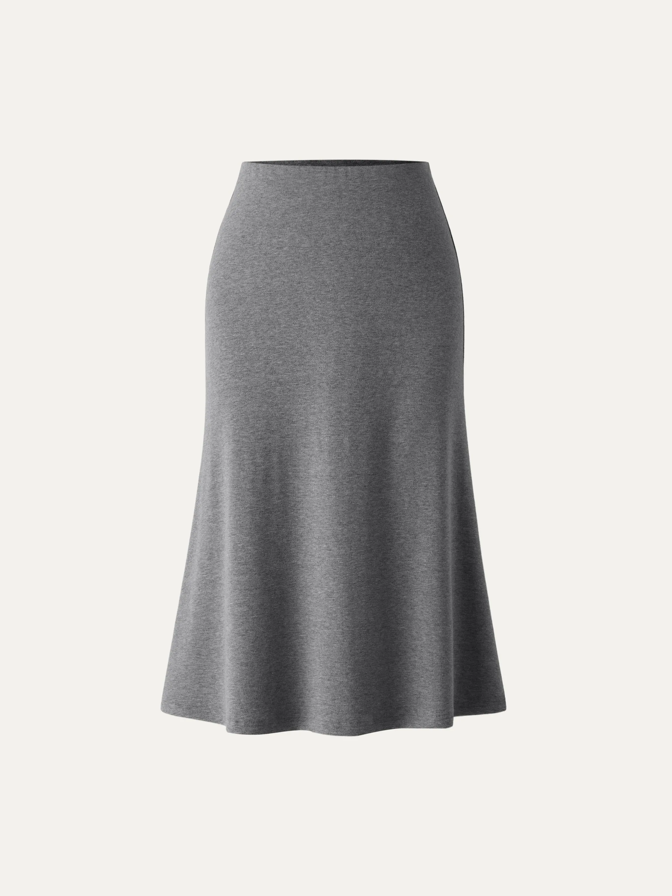 Soft Thermal Pull-On Midi Skirt