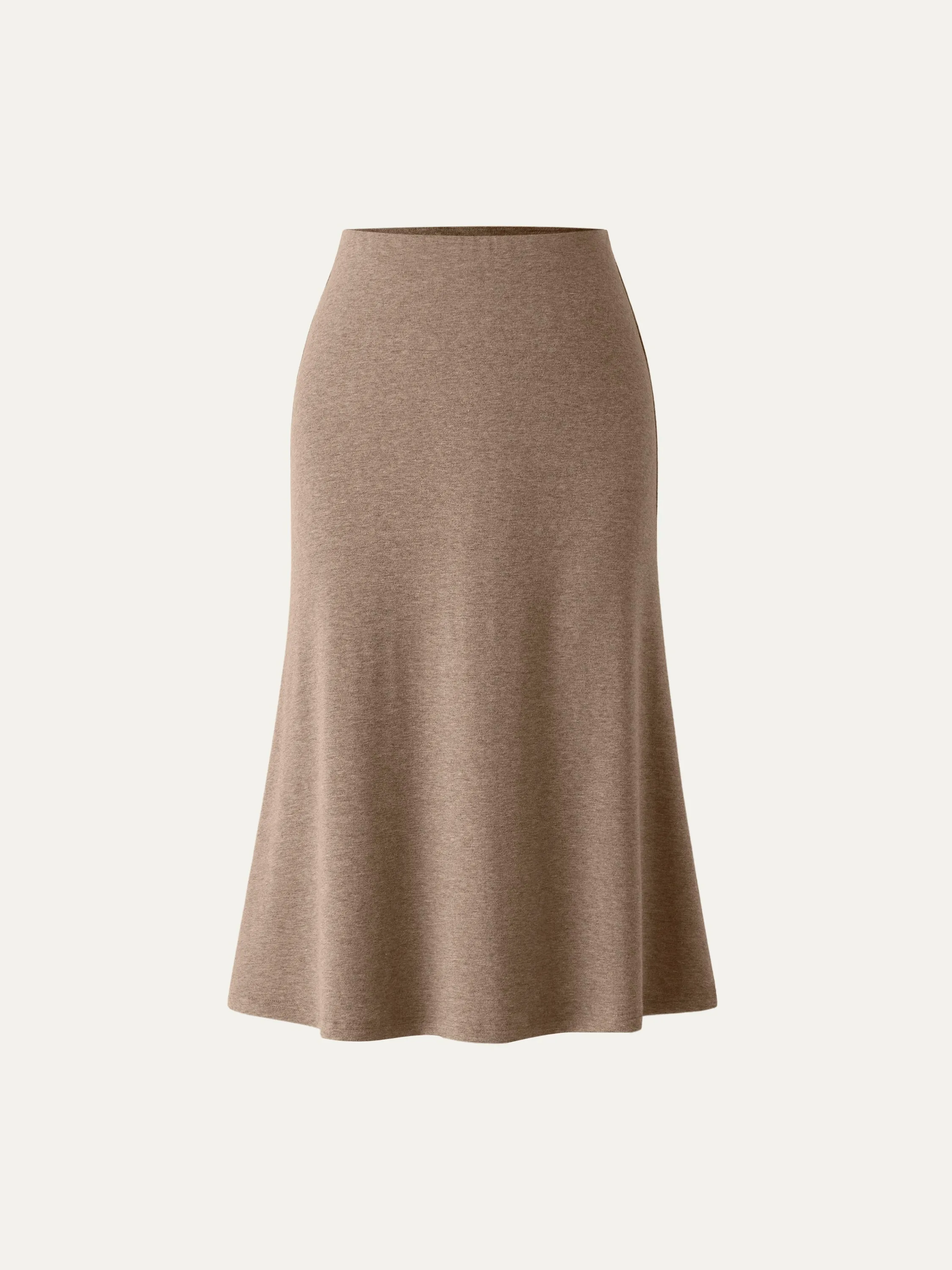 Soft Thermal Pull-On Midi Skirt