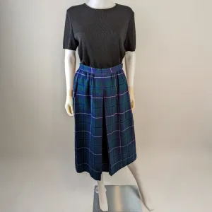 Vintage Laird-Portch of Scotland Tartan Plaid Wool Skirt 10